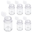 thumbnail image 1 of Scheam 6 Pcs Clear Plastic Loose Powder Bottle,Travel Powder Container,Empty Powder Jars with 3 Holes Sifters and Lids,10 ml Mini Cosmetic Containers,for Glitter, Eyeshadow, Samples, 1 of 7