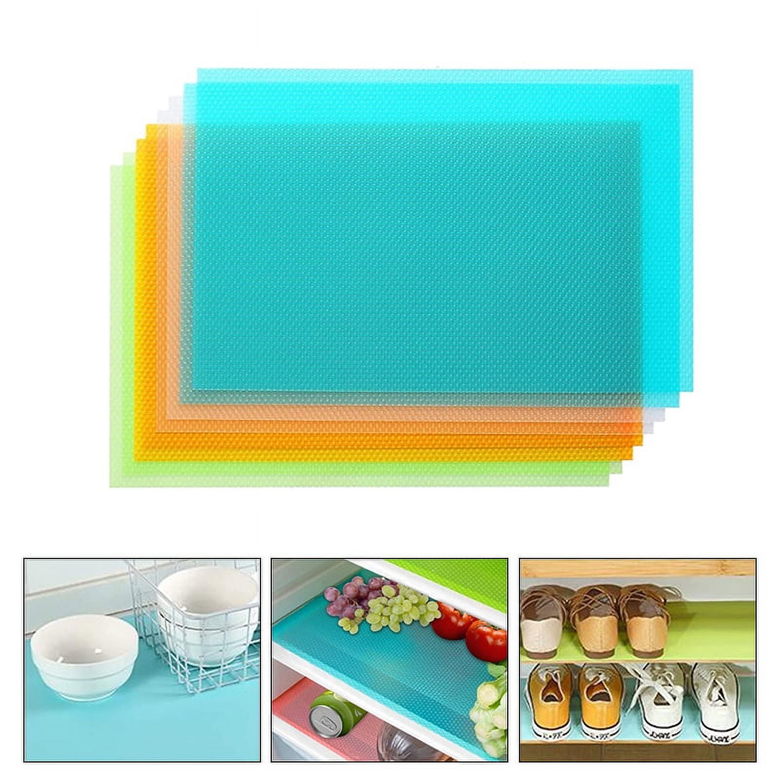1 Roll Shelf Liners, EVA Transparent Washable Refrigerator Mat, Waterproof  Oil-proof And Stain-proof Cuttable Drawer Mat, Non-Slip Fridge Liner Mats C