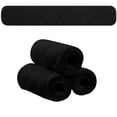 thumbnail image 1 of Scheam Black Soft Cotton Sweat Liners,3 Pack Breathable Under Breasts Pads,Reusable Sweat Absorbent Bra Liners,18 x 3 Inch Washable Breasts Liners,for Women Absorb Sweating Breastfeeding, 1 of 7