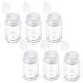 thumbnail image 1 of Scheam Clear Plastic Powder Bottle,12 Holes Sifters Loose Powder Jars,Empty Cosmetic Containers with Lids,10 ml Mini Travel Powder Containers for Glitter Makeup Samples 6 Pack, 1 of 7