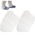 thumbnail image 1 of Scheam Disposable Plastic Shoe Covers,Clear Waterproof Boot Covers,Non-Slip Shoe Protectors with Elastic Band,for Men and Women Outdoor Indoors Overshoes 20 Pairs, 1 of 5