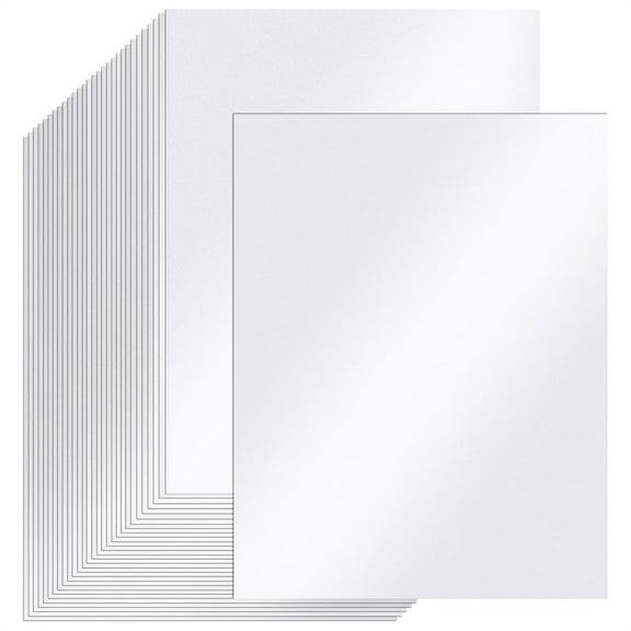 Scheam Metallic Shimmer Cardstock Paper,Beige Pearlescent Card Stock,8.5x11 Inch Thicken Pearlescent Paper,Double-sided Printer Paper,for DIY Crafts,Wedding invitations,Menus 20 Sheets