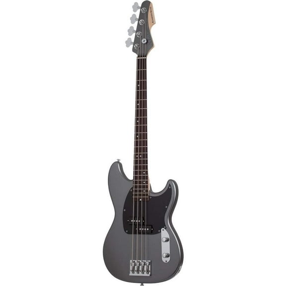 Schecter Banshee Bass Short Scale 4-String Bass Guitar - Carbon Grey