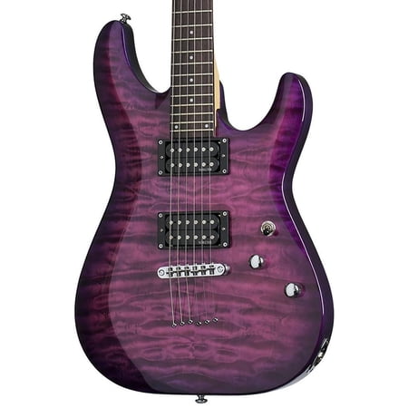 Schecter C-6 Plus Series Electric Guitar - Electric Magenta
