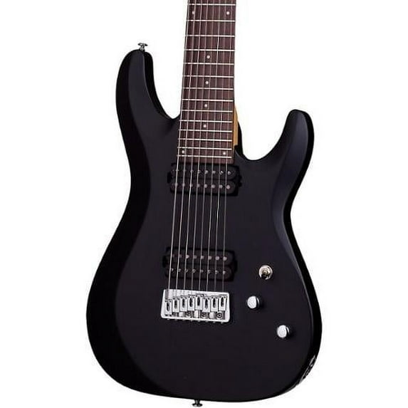 Schecter C-8 Deluxe Series 8-String Guitar - Satin Black