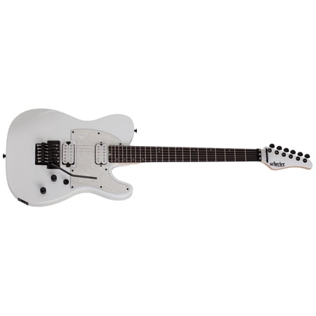 Schecter Guitar Research SVSS PT-Floyd Rose Electric Guitar, Metallic White