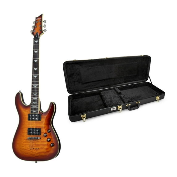 Schecter Omen Extreme-6 6-String Electric Guitar (Vintage Sunburst) Bundle