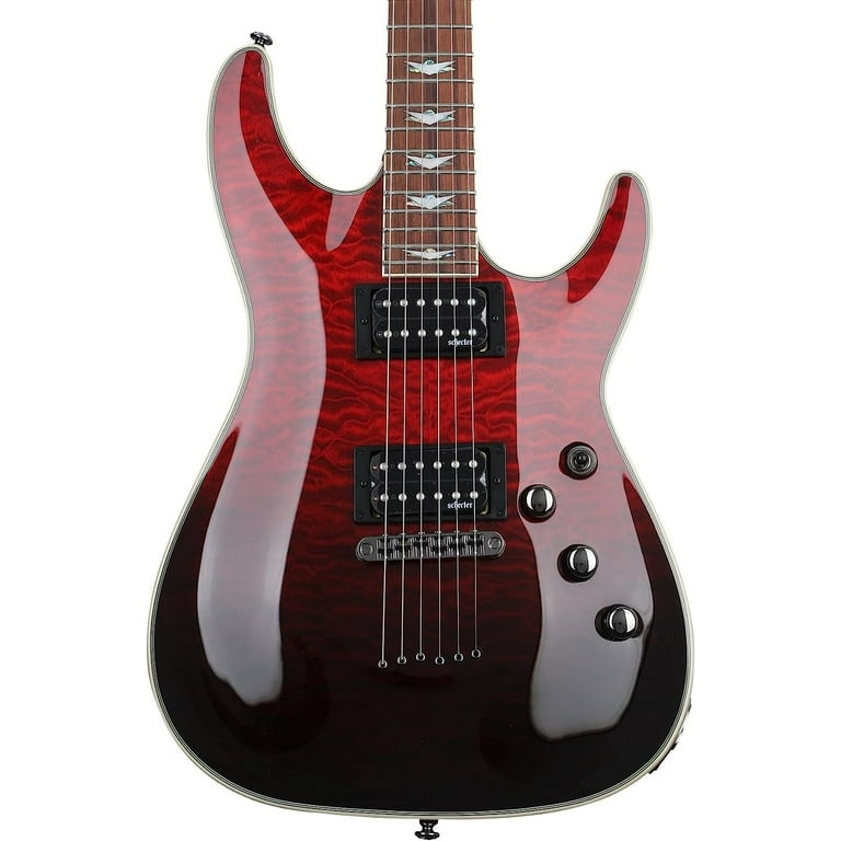 値下げ！ Schecter 2006 Omen Extreme シェクター Schecter Omen Extreme-6 Electric Guitar - Blood Red 2034 - Walmart.com