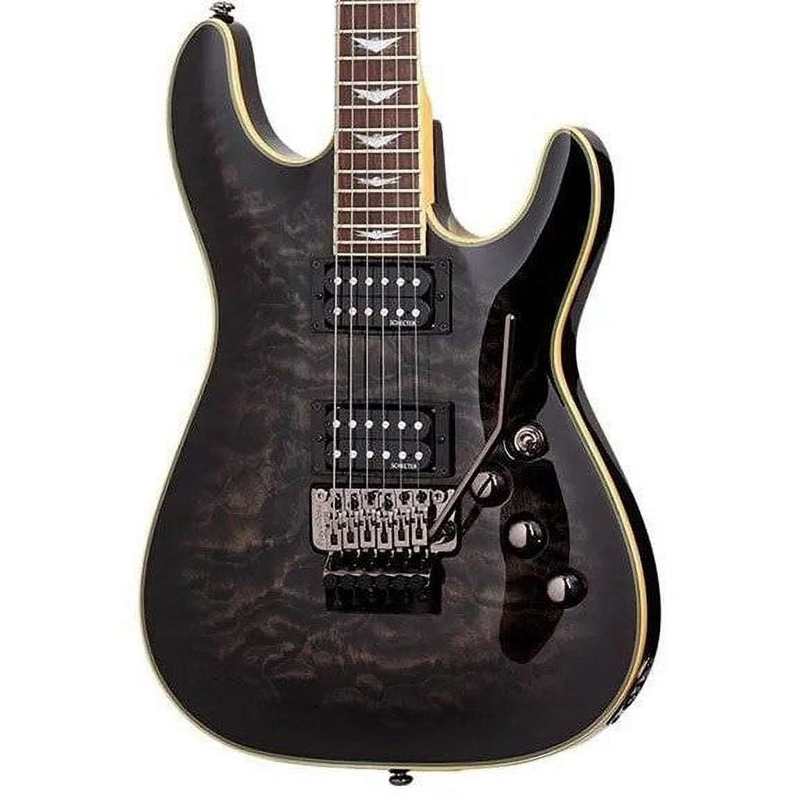Schecter Omen Extreme-6 FR Electric Guitar See Thru Black