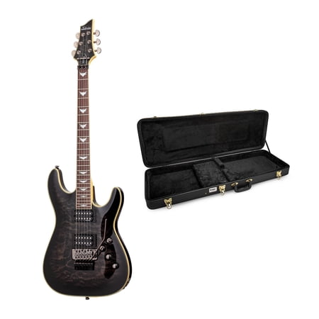 Schecter Omen Extreme-6 FR Electric Guitar with Knox Gear Hard Shell Case