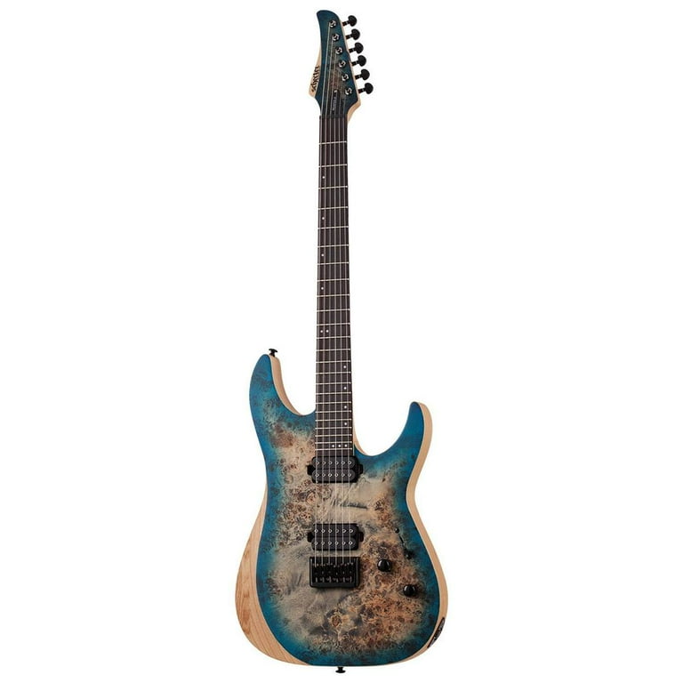Schecter Reaper-6 Electric Guitar (Satin Sky Burst) - Walmart.com