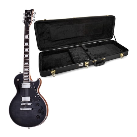 Schecter Solo-II Custom 6-String Electric Guitar with Hard Shell Case