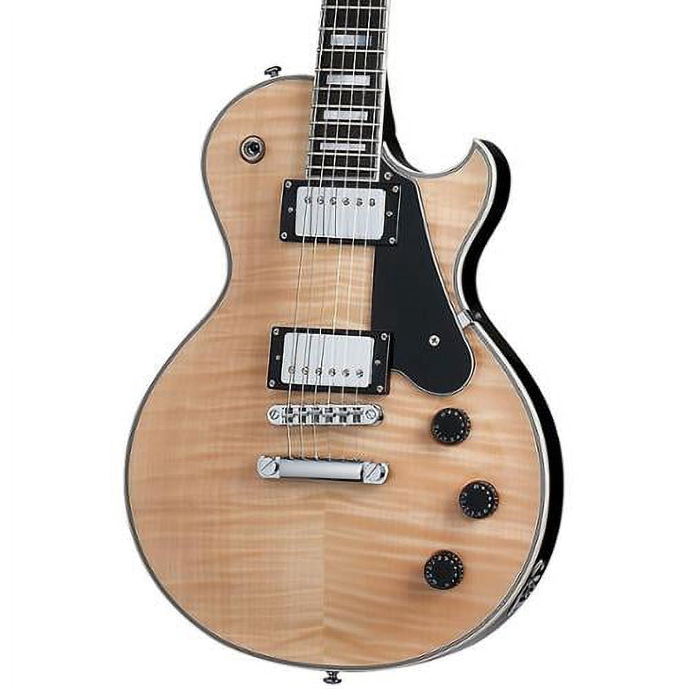 Schecter Solo-II Custom Singlecut Electric Guitat - Gloss Natural w/Black Back