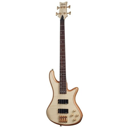 Schecter Stiletto Custom-4 Bass Guitar (Natural)