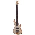 thumbnail image 1 of Schecter Stiletto Custom-5 5 String Bass Guitar (Natural), 1 of 3