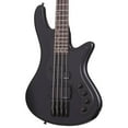 thumbnail image 1 of Schecter Stiletto Stealth 4-String Bass Guitar (Satin Black), 1 of 7
