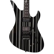 Schecter Synyster Gates Custom-S - Black with Silver Stripes