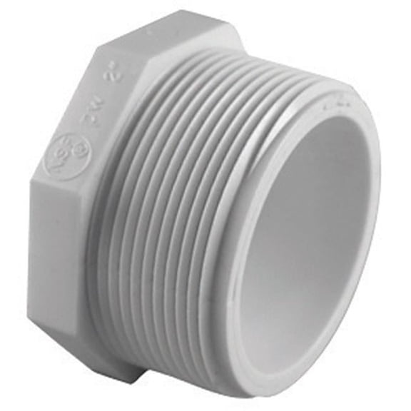 Schedule 40 4 in. MPT x 4 in. Dia. FPT PVC Plug