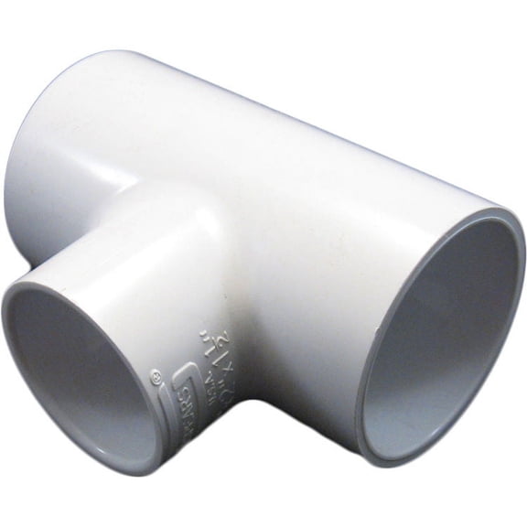 Schedule 40 PVC 2x2x1-1/2 Inch Tee