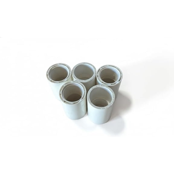 Schedule 40 PVC 3/4" Female Adapter 5 Pack | Heavy-Duty Threaded Connectors for Irrigation, Sprinklers & Water Lines