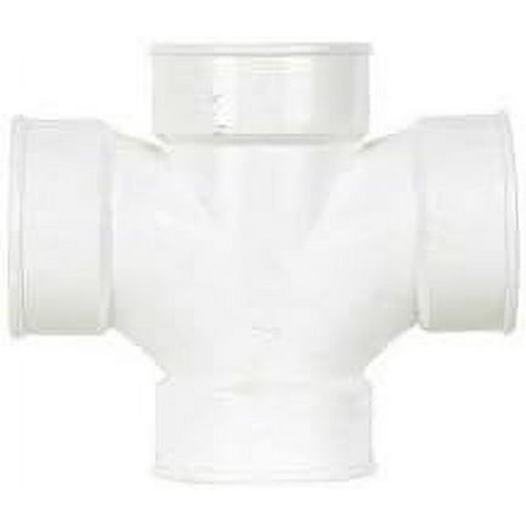 Charlotte Pipe Sanitary Tee Schedule 40 PVC - 3-In. Multicolor  Residential Use, Standard Application