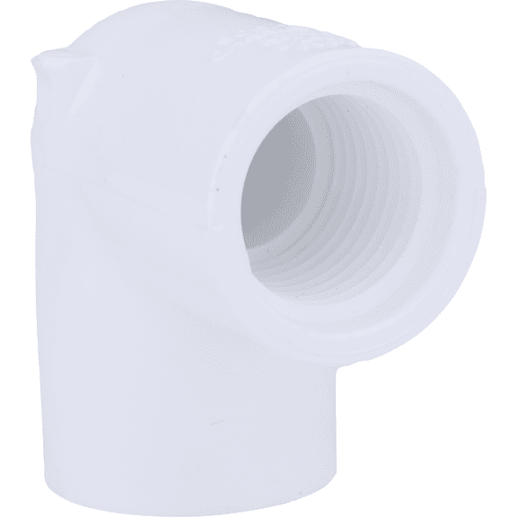 Schedule 40 PVC Elbow (Slip x Female) - Single Pack Residential Use, Standard Application