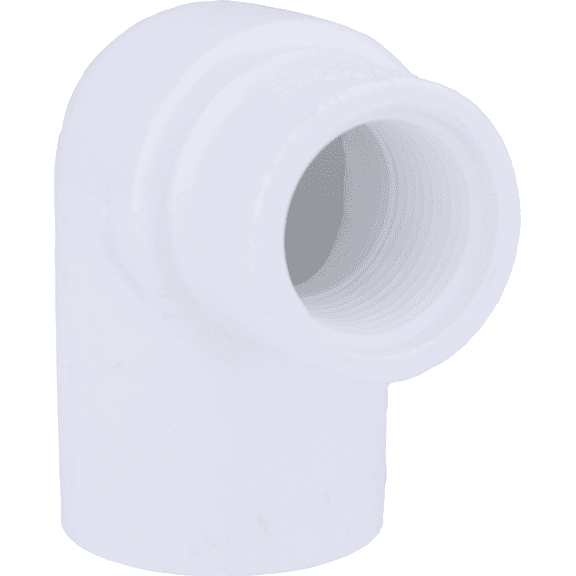 Schedule 40 PVC Elbow (Slip x Female) - Single Pack Residential Use, Standard Application