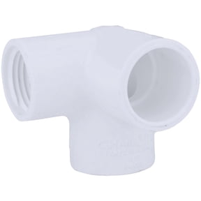 Schedule 40 PVC Elbow with Side Inlet (Slip x Slip x Female) - Single Pack