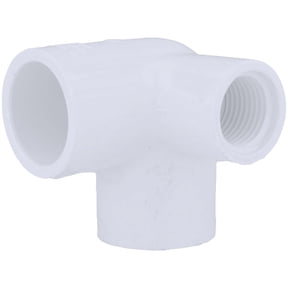 Schedule 40 PVC Elbow with Side Inlet (Slip x Slip x Female) - Single Pack