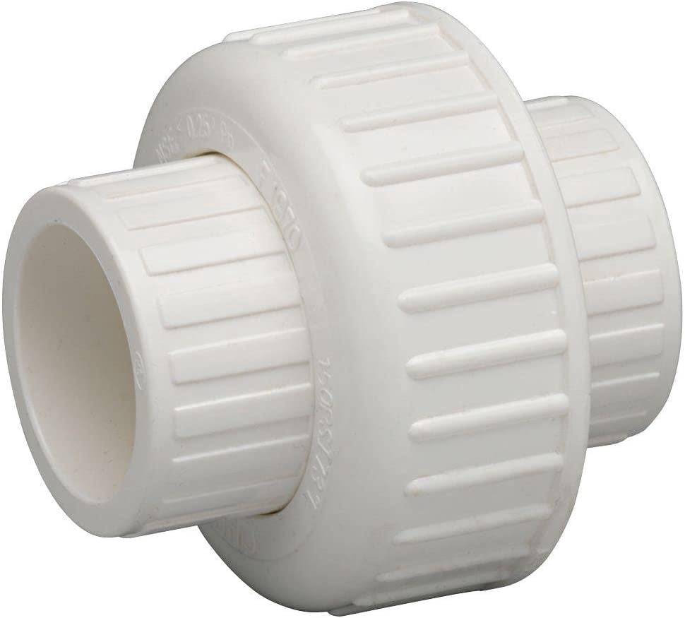 Schedule 40 PVC Pipe - Union Fitting - Slip x Slip - Walmart.com