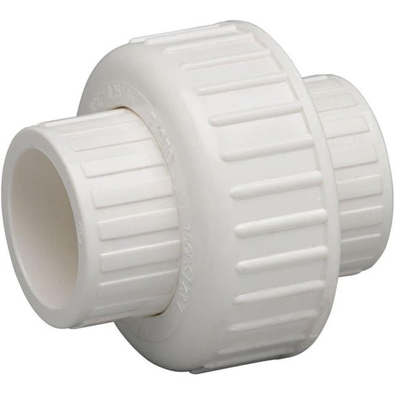 Schedule 40 PVC Pipe - Union Fitting - Slip x Slip