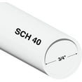 Schedule 40 PVC Pipe ( x 5')