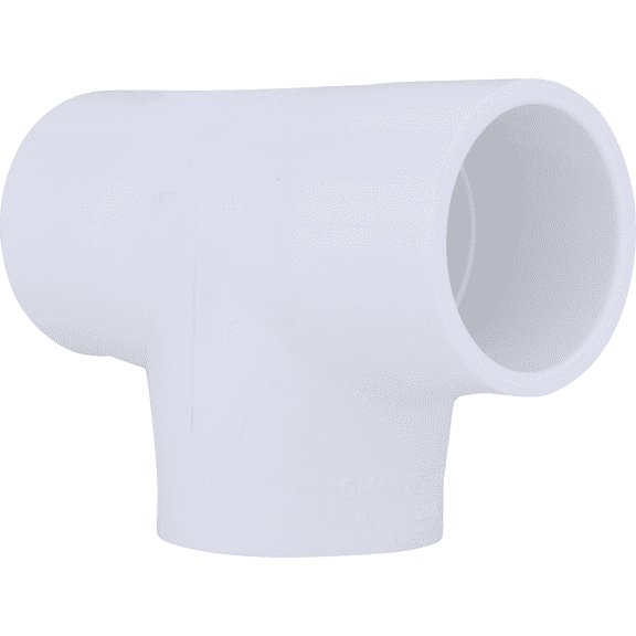 Schedule 40 PVC Tee - Pack of 2 Residential Use, Standard Application