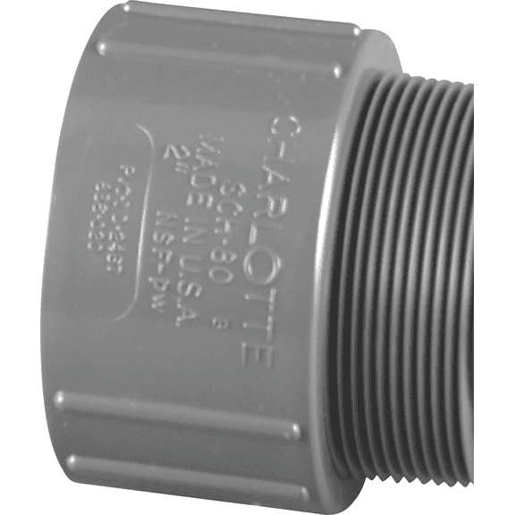 Pvc Male Adapter With Lock Nut