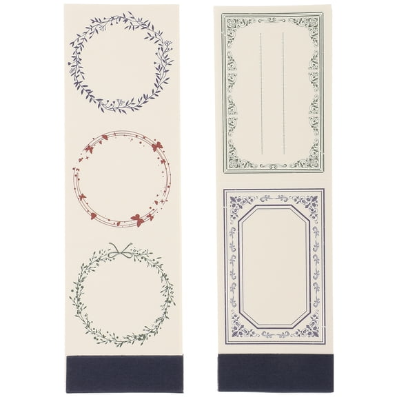 Toyandona 2pcs Writing Notepad Note Pads Paper Beige for Staff and Students Simple but Fashionable