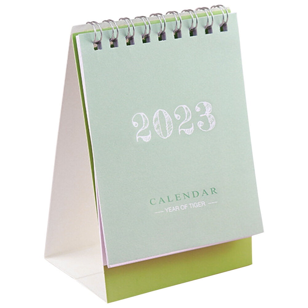 Schedule Paper Calendar School Desktop Calendar Flipped Small Calendar ...