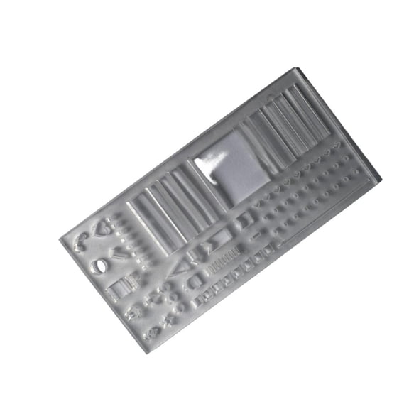 Schedule Template Ruler With Grid For Journals Calendars Crafting Light Weight