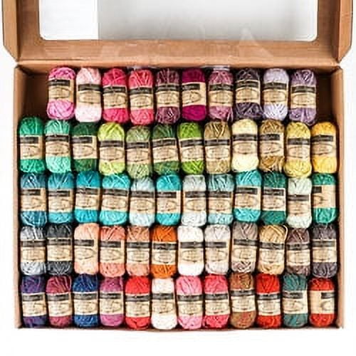 Scheepjes Stone Washed/River Washed 58 Count Colour Pack (10 gram), Sport  Weight Yarn 