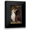 thumbnail image 1 of Scheffer, Ary 10x14 Black Modern Framed Museum Art Print Titled - Faust Et Marguerite Au Jardin, 1 of 5