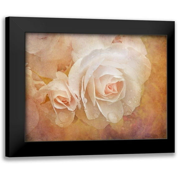 Schell, Jennie Marie 14x12 Black Modern Framed Museum Art Print Titled - Rose Orange 4