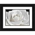 thumbnail image 1 of Schell, Jennie Marie 18x13 Black Ornate Wood Framed with Double Matting Museum Art Print Titled - Rose White 6, 1 of 4