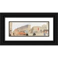 thumbnail image 1 of Scheller, Erik 14x7 Black Ornate Wood Framed with Double Matting Museum Art Print Titled - Urban Landscape, 1 of 4