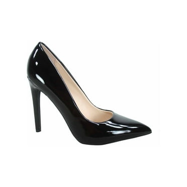 Scheme Women's Classic Slip On Pointy Toe Stiletto High Heel Pumps Shoes ( Black, 8 )