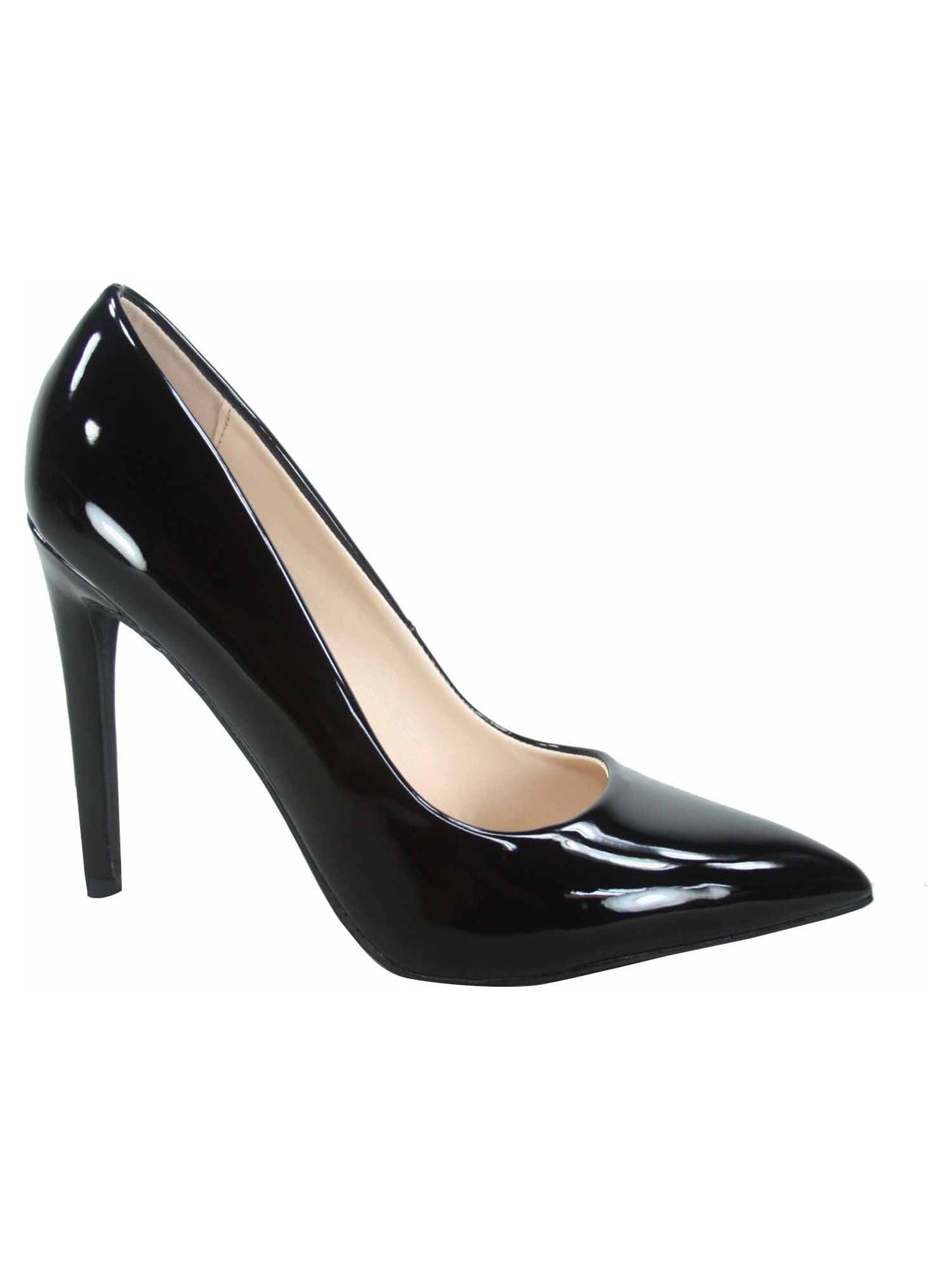 Women's Casual Stiletto Heel Pumps & Dress Shoes,Black, 9