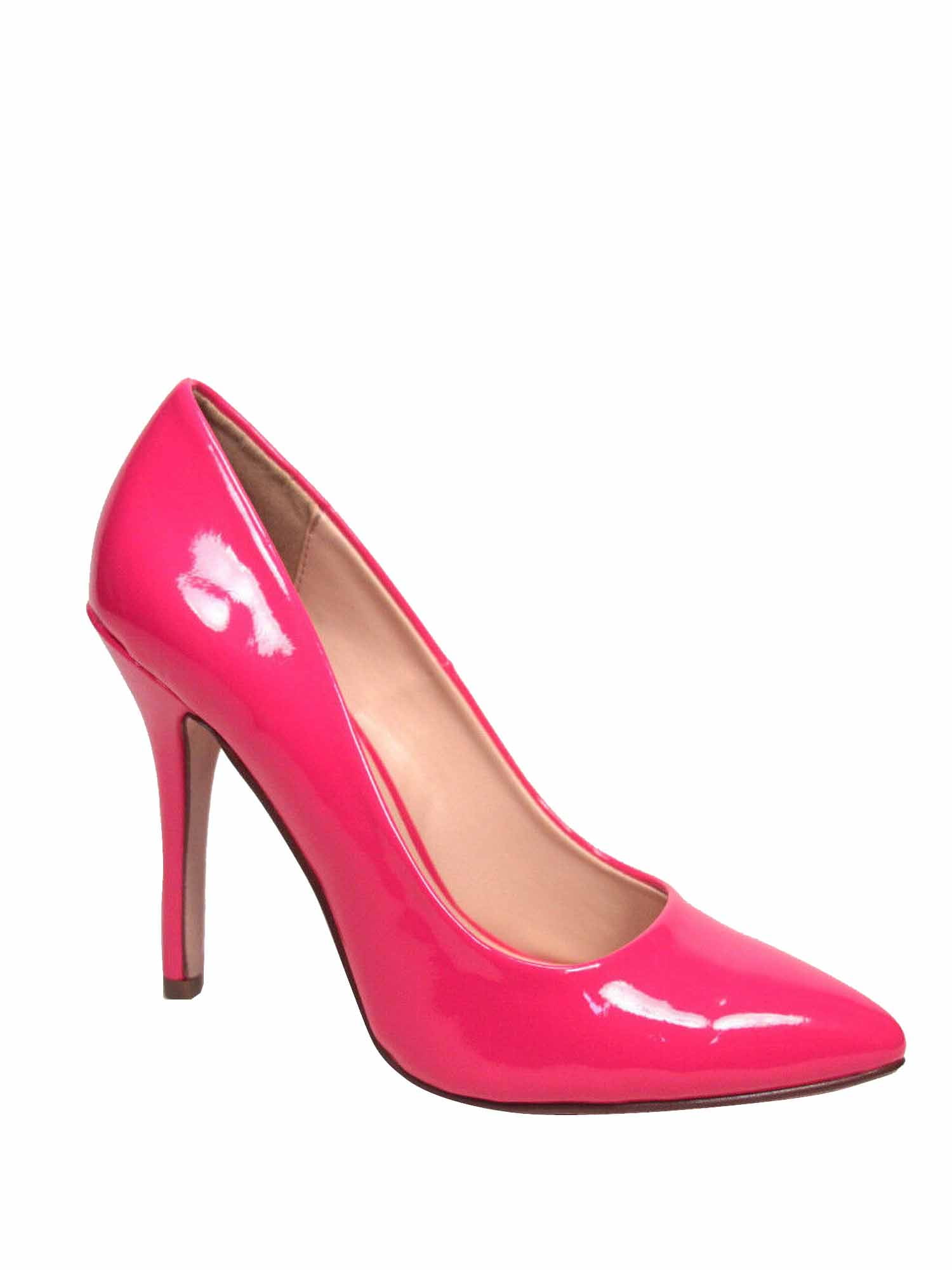 Perphy Women's Rhinestone Ankle Tie Stiletto Heels Sandals Hot Pink 7 :  Target