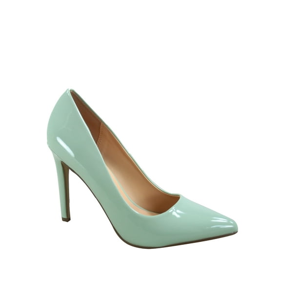 Scheme Women's Classic Slip On Pointy Toe Stiletto High Heel Pumps Shoes (Mint, 7)