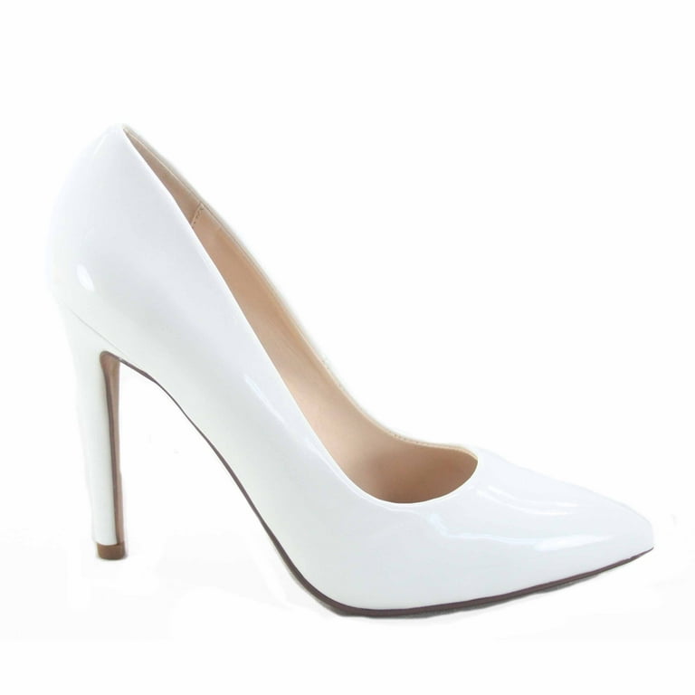 Classic white pumps clearance