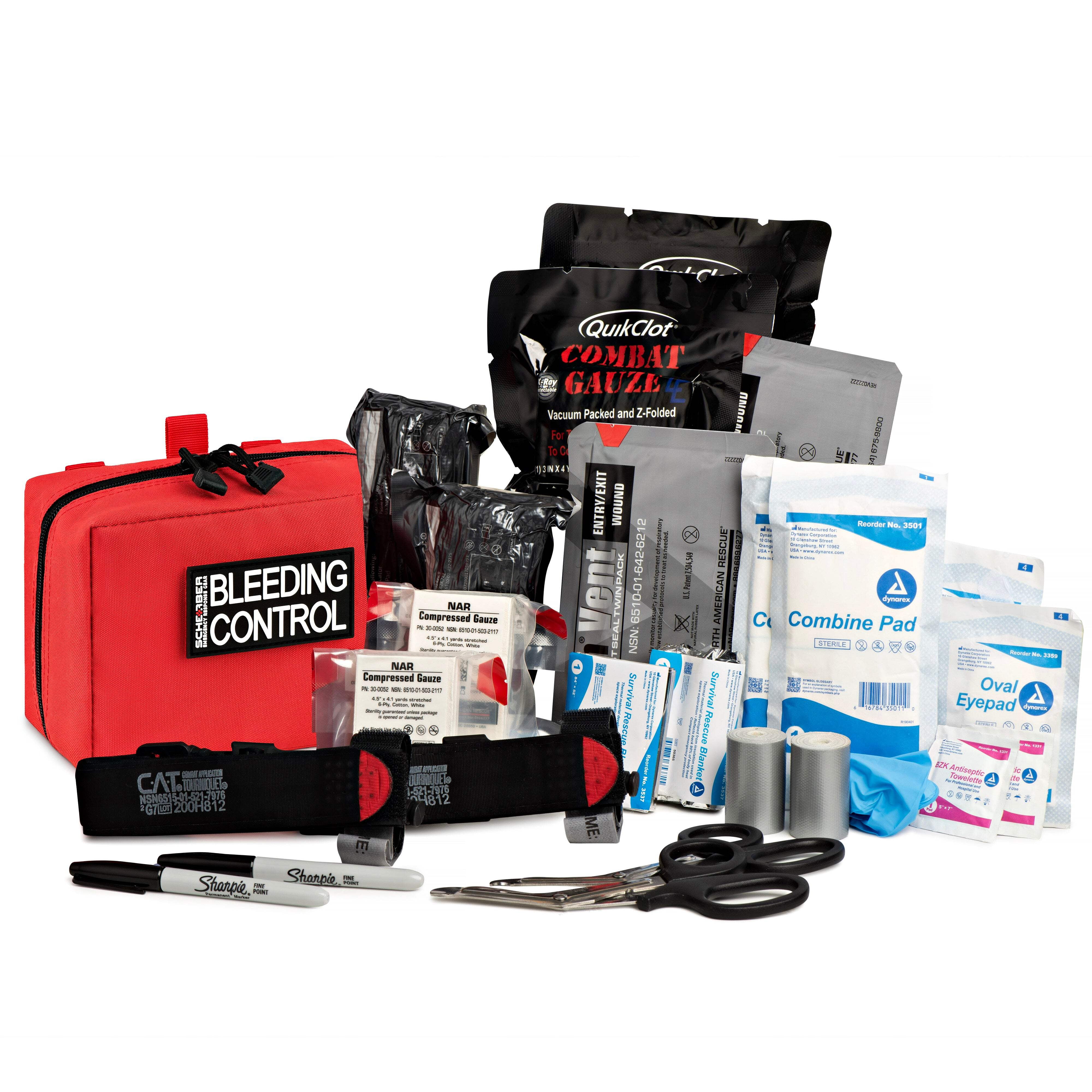 Medical Bleeding Machine Scherber Public Access Bleeding Control Kit | Trauma Equipment, First ...