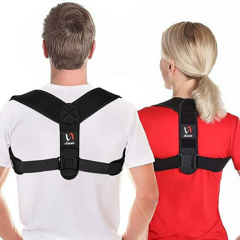 Schiara Posture Corrector for Men and Women Comfortable Upper and Back Brace Adjustable Back Straightener Support for Back Shoulder Neck