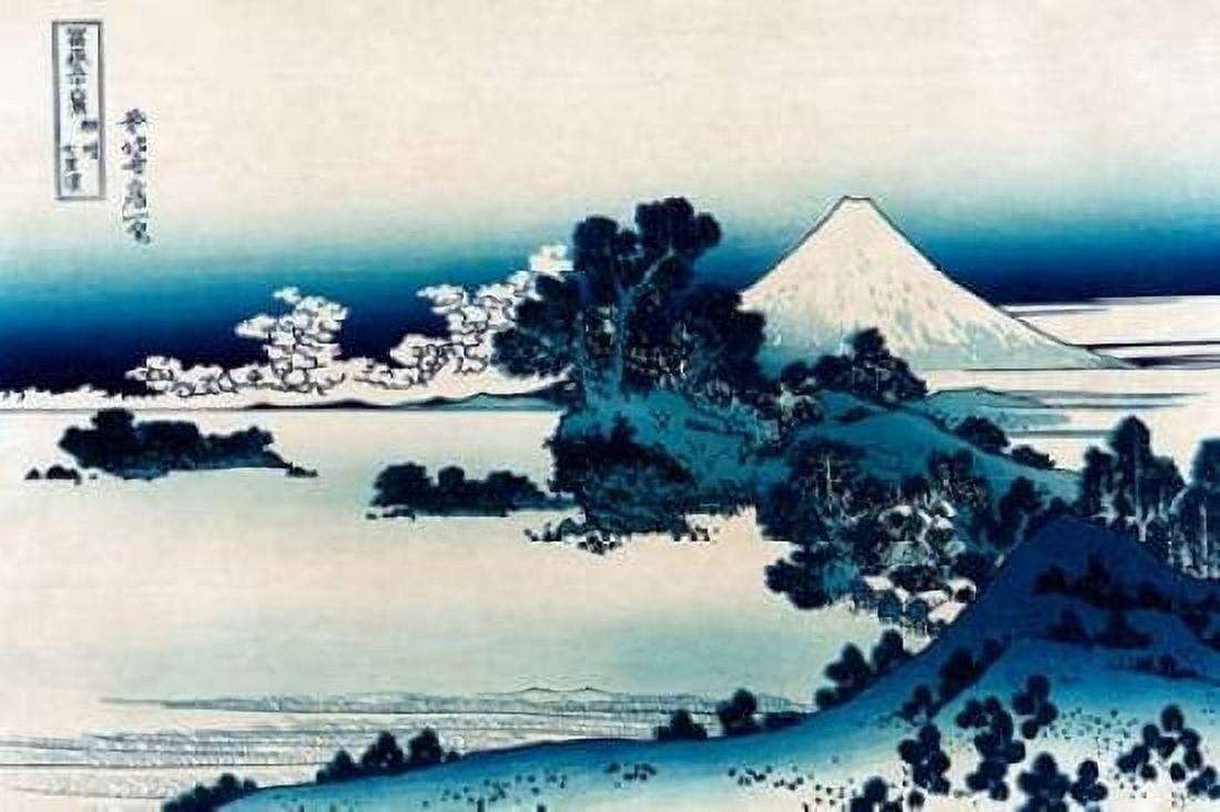 Schichiri Beach in Sagami Province 1830 Canvas Art - Hokusai (12 x 18)